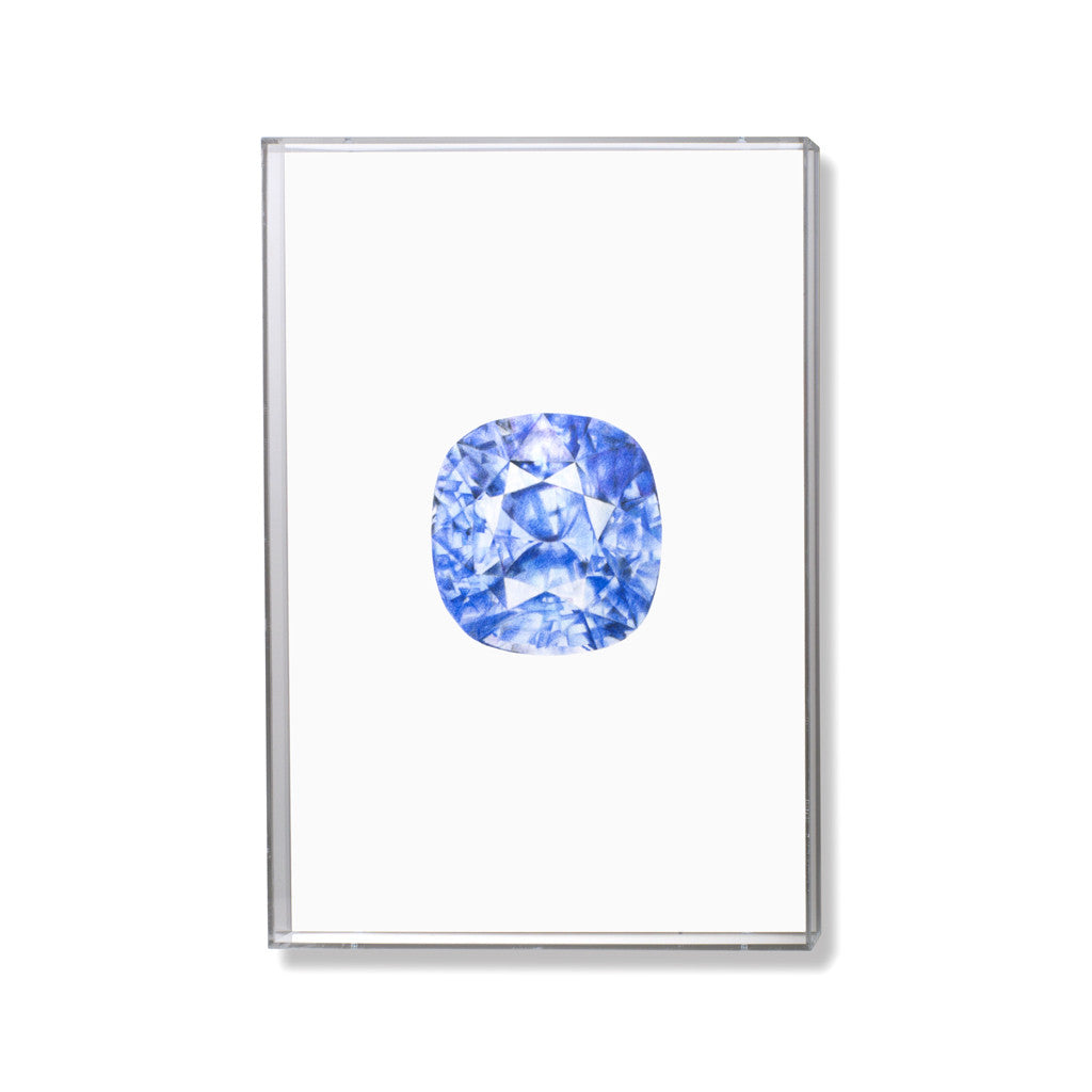 Ceylon Sapphire Gem Illustration