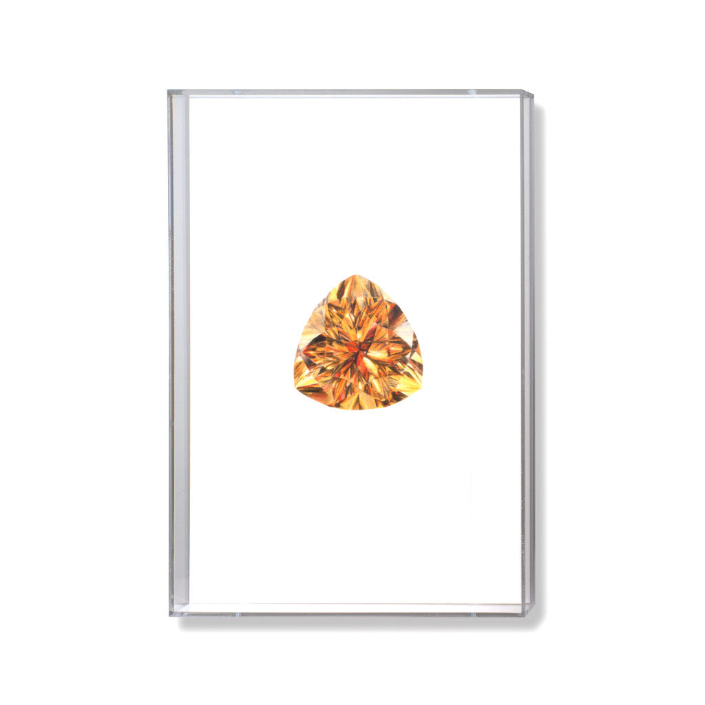 Citrine Gem Illustration