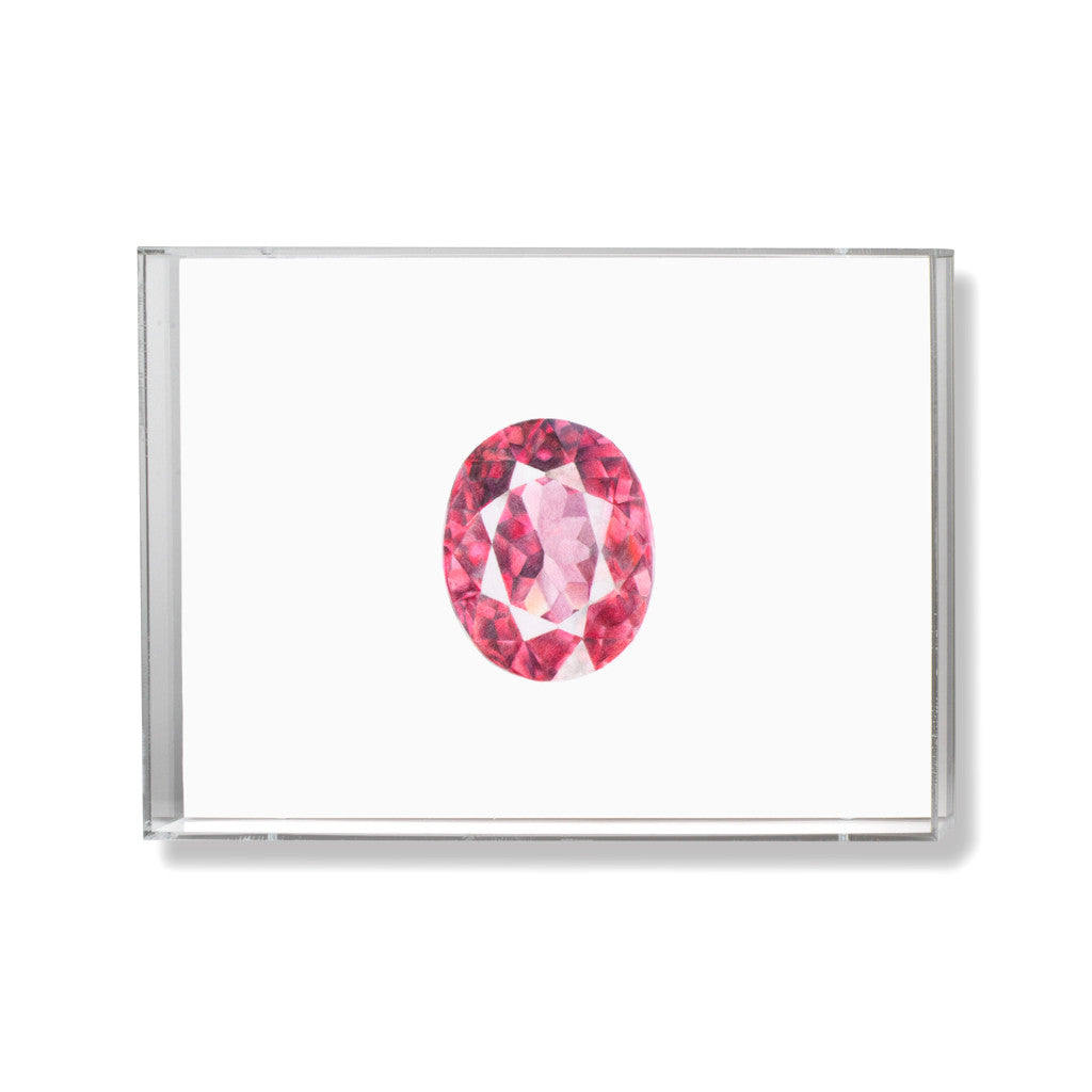 Garnet Gem Illustration