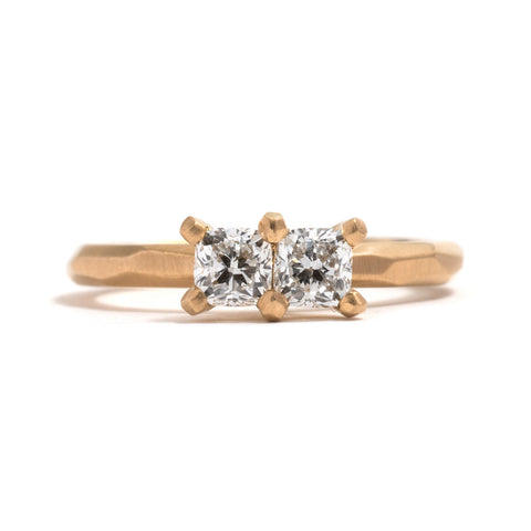 Cushion Cut Diamond Soul Mates Ring by Krista McRae