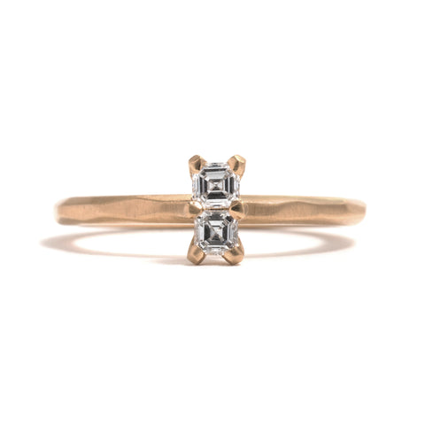 Soul Mate Asscher Cut Diamond Ring by Krista McRae