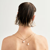 Baroque Pearl Link Drop Choker