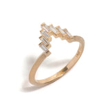 Baguette Diamond Skyline Ring