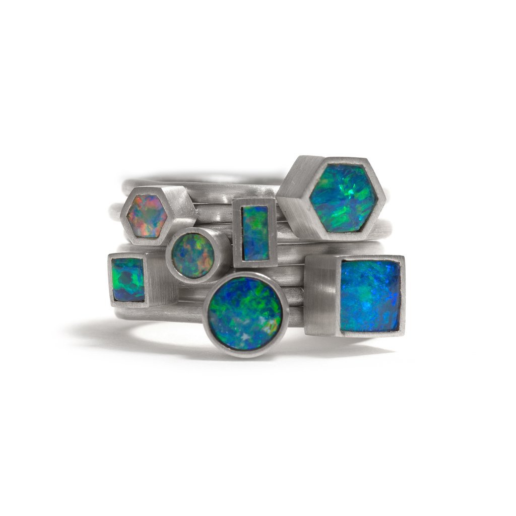 Opal Element Stacking Ring
