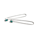 Asymmetric Opal Drop Earrings