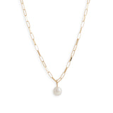 Baroque Pearl Link Drop Choker