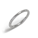 White Gold Immersion Ring