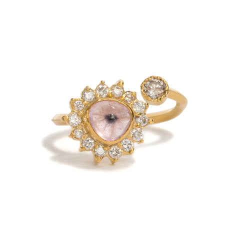Pink Eye Ring by Nina Oikawa