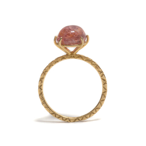 Pebble Spinel Ring