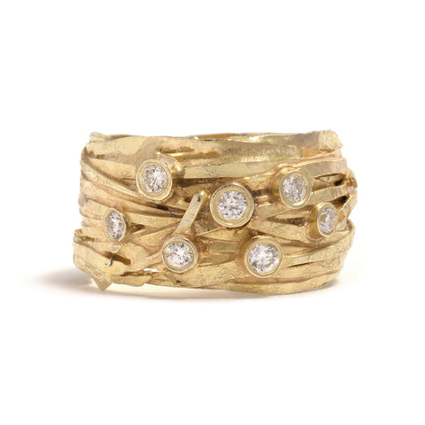 Diamond Wrap Ring by Shimara Carlow