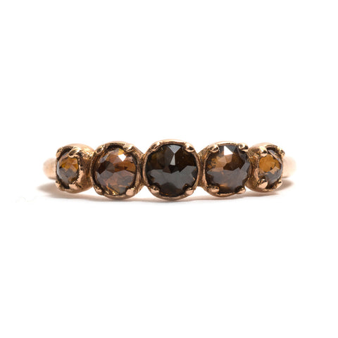 Umber Ice Ring by Suzi Zutic