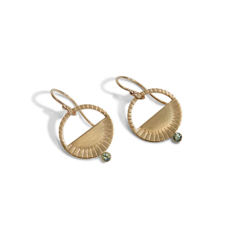 Sapphire Rising Earrings by Tara Lofhelm