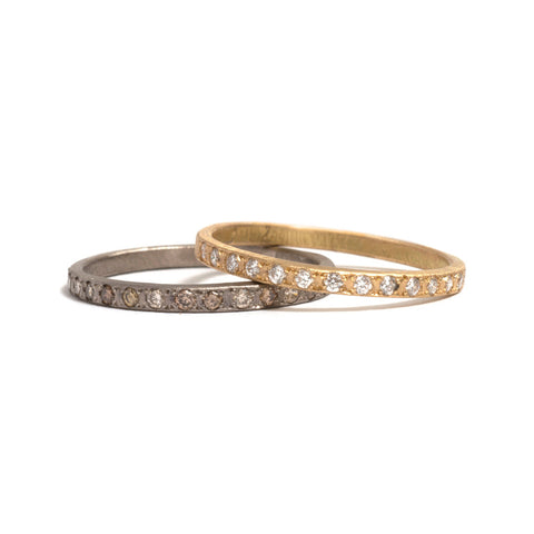 Fine Diamond Wedding Ring by Tessa Blazey