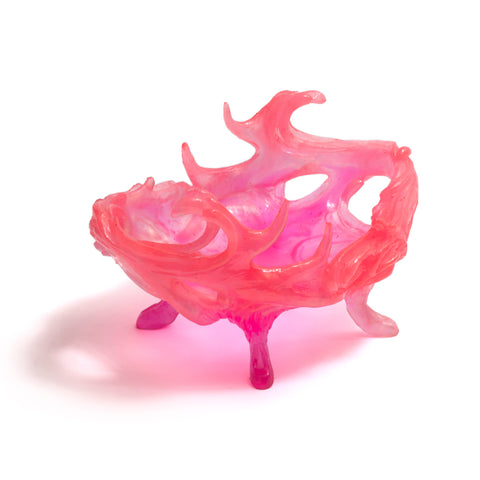 Swirling Antler Bowl (Pink)