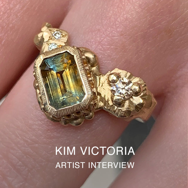 Artist Interview: Kim Victoria. Read about Kim's inspiration and practice